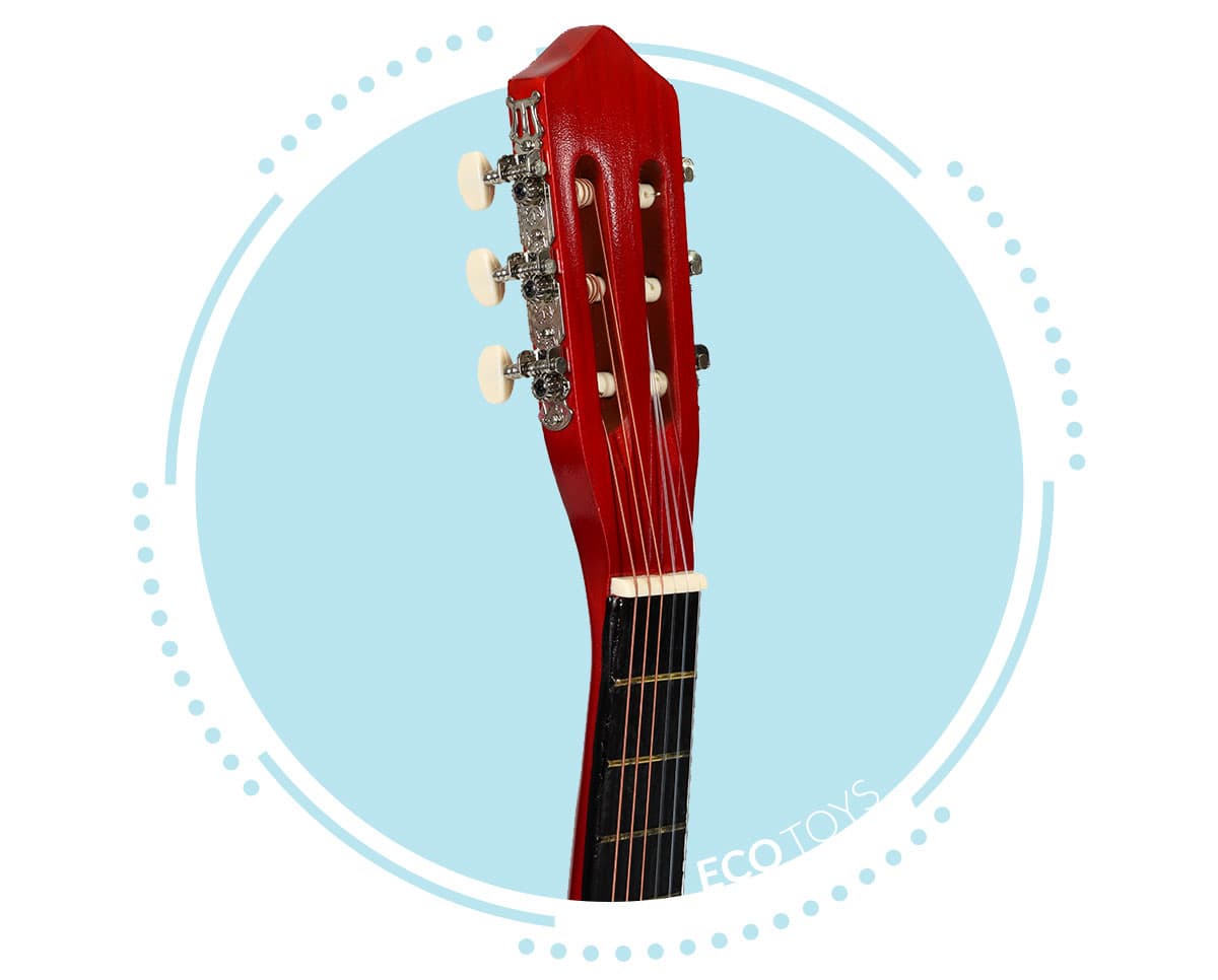 Gitara dla dzieci duża klasyczna drewniana 6 strun